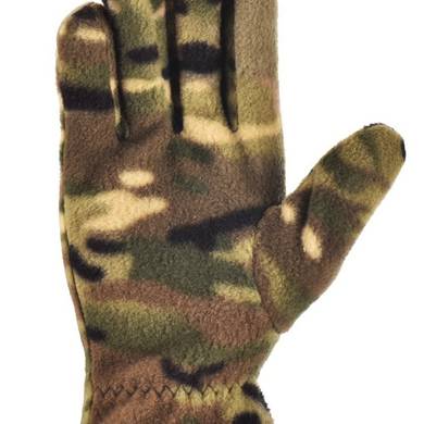 Перчатки флисовые расцветка 